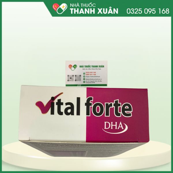 Vital Forte - Viên uống bổ sung DHA, EPA và một số vitamin, khoáng chất cho cơ thể